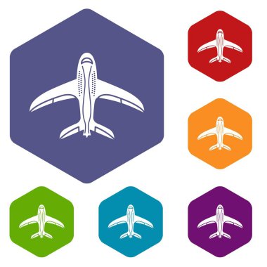 Uçak simgesi, basit tarzı