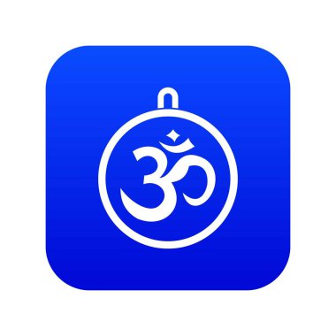 Hint sikke simgesi dijital mavi