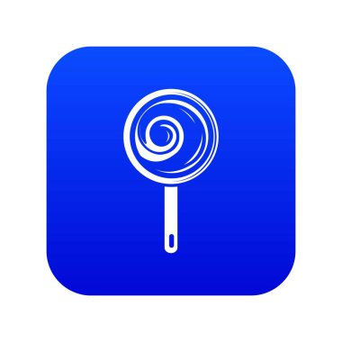 Lollipop simgesi mavi vektör