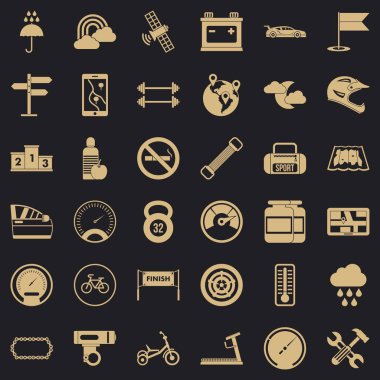 Binme Icons set, basit tarzı