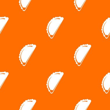 Cheburek desen vektör turuncu