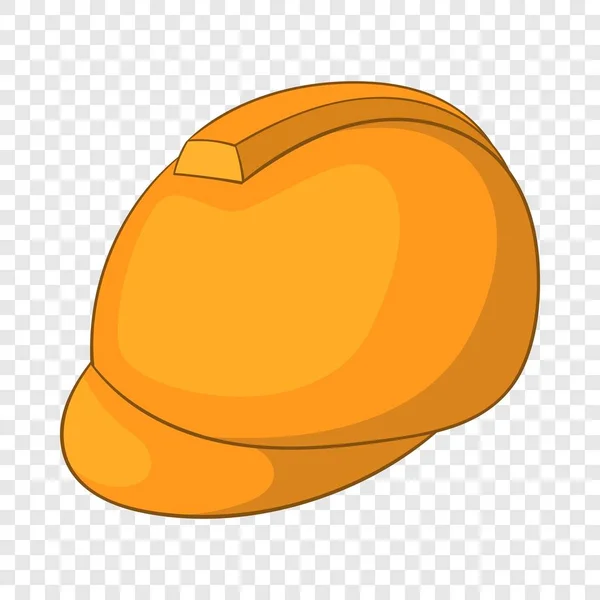 Icono del casco de construcción, estilo de dibujos animados — Vector de stock