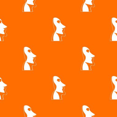 Paskalya Adası model vektör turuncu