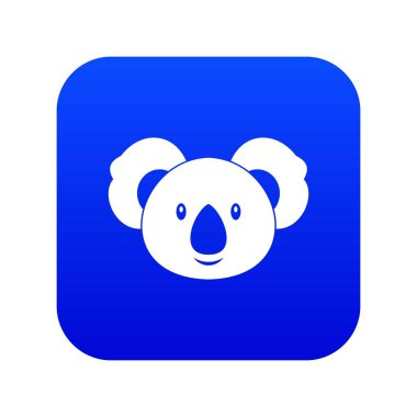 Koala simgesi dijital mavi