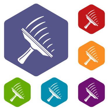 Pencere paspas simgesi, basit tarzı