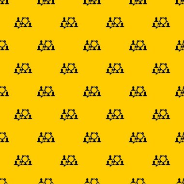 Büyüteç cam arama deseni vektör