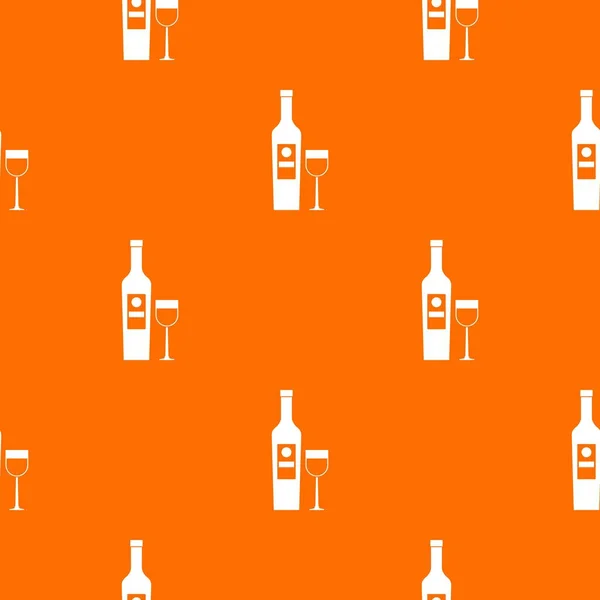 Modèle de vin vecteur orange — Image vectorielle