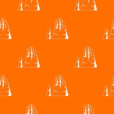 Deniz uçurum desen vektör turuncu