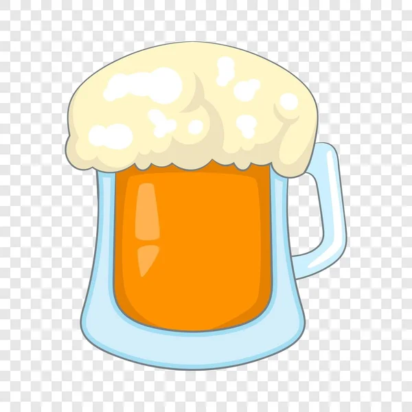 Icono de cerveza, estilo de dibujos animados — Vector de stock