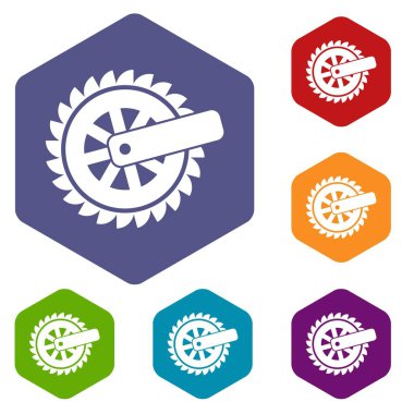 Dişli simgesini, basit tarzı