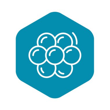 Havyar simgesi, anahat stili