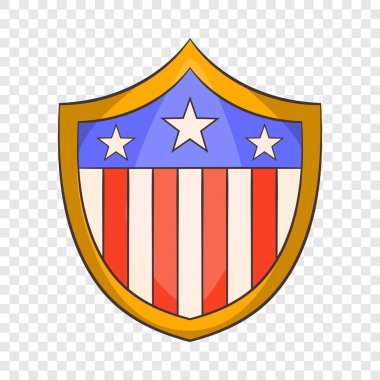 Amerikan kalkan kutsal kişilerin resmi, karikatür tarzı