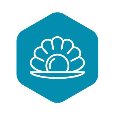 Deniz kabuğu inci simgesi, anahat stili