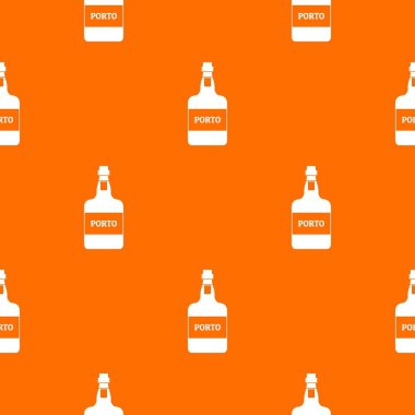 Liman şarap desen vektör turuncu