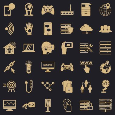 Verici Icons set, basit tarzı