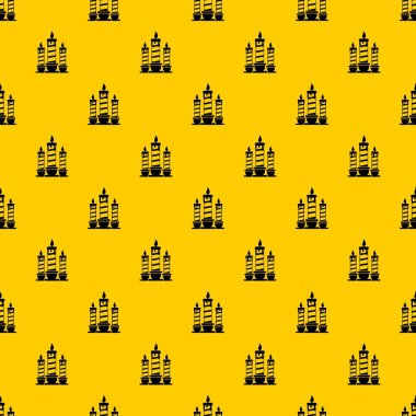 Şenlikli mumlar desen vektör