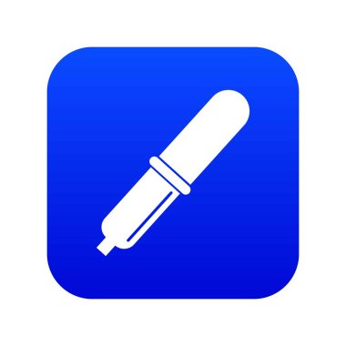 Pipet simgesi dijital mavi