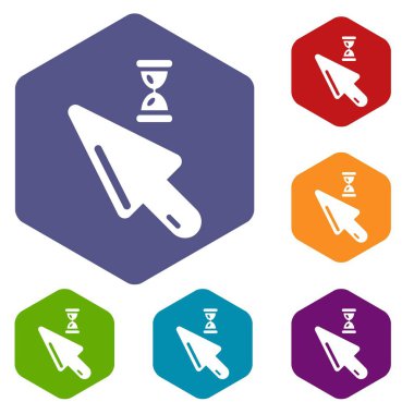 İmleç simgesi, basit siyah stil