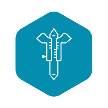 Kaynakçı ölçüm simge, anahat stili