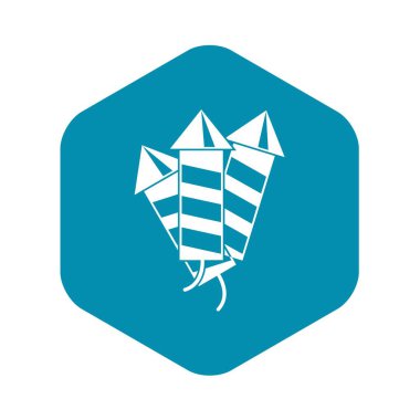 Havai fişek simgesi, basit tarzı