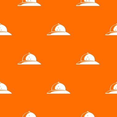 Mantar kask desen vektör turuncu