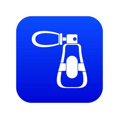 Parfüm simgesi dijital mavi