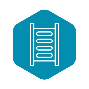 İskele simgesi, anahat stili