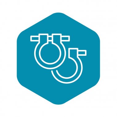 İskele bağlantı simgesi, anahat stili