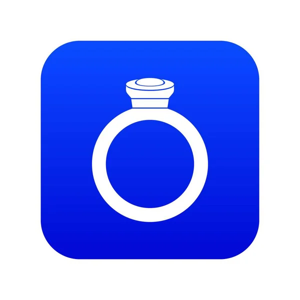 Icono del anillo azul digital — Archivo Imágenes Vectoriales