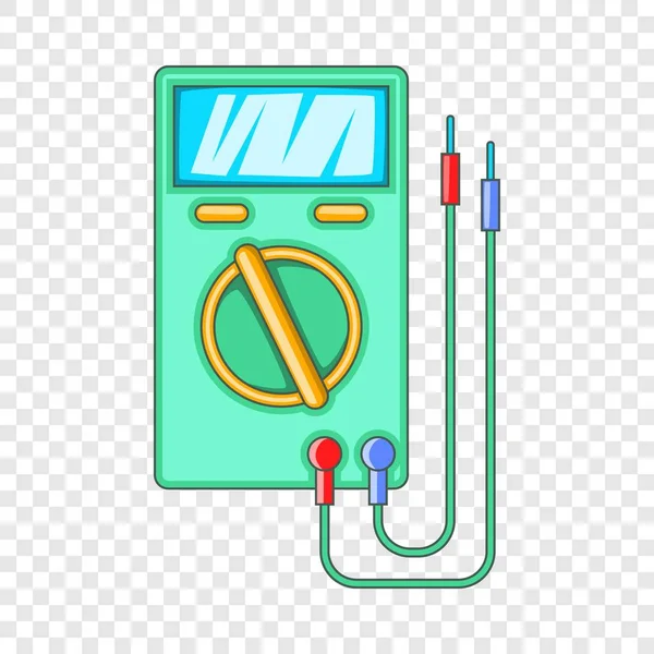 Icono de multímetro digital, estilo de dibujos animados — Vector de stock