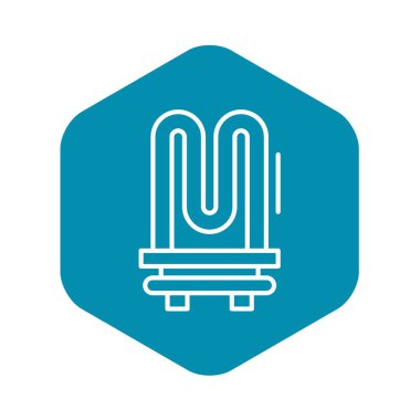 Kazan simgesinden, anahat stili tan