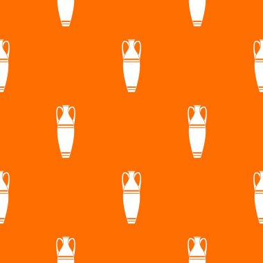 Vazo desen vektör turuncu