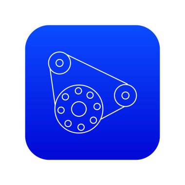 Motor simgesi mavi vektör