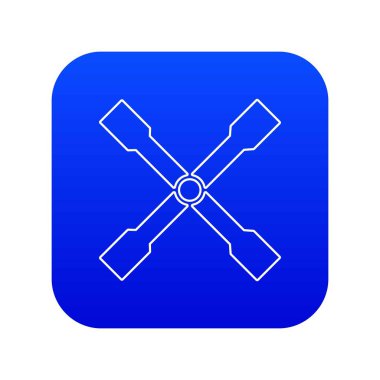 Anahtar simgesi mavi vektör