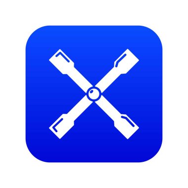 Anahtar simgesi mavi vektör