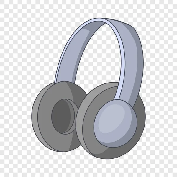Ícone de fones de ouvido, estilo cartoon — Vetor de Stock