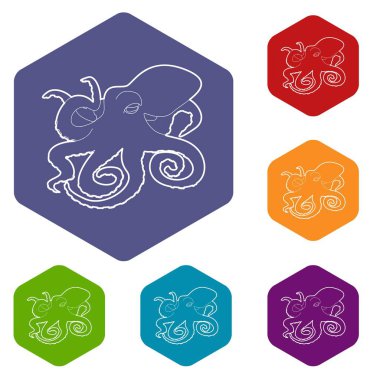 Ahtapot simgesi anahat