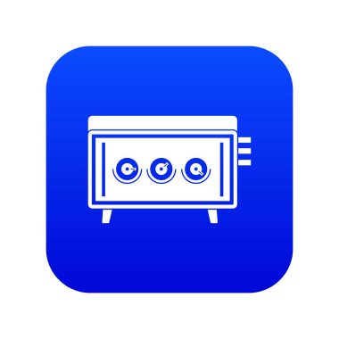 CD değiştirici simge dijital mavi