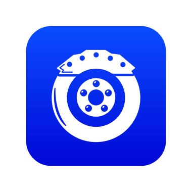 Fren Ayakkabı simgesi mavi vektör