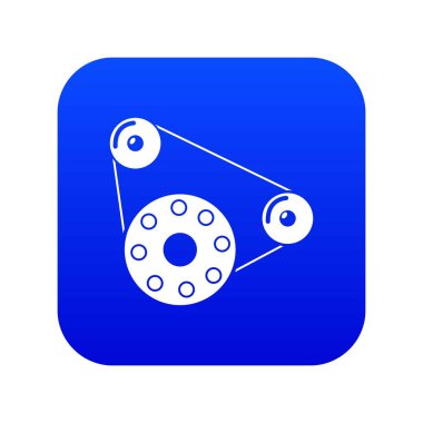 Motor simgesi mavi vektör