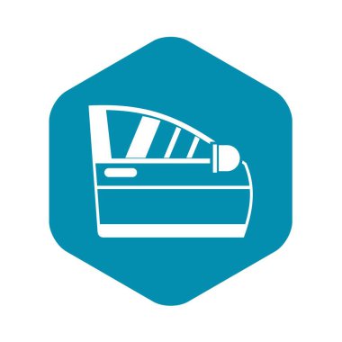 Araba kapısı simgesi, basit tarzı