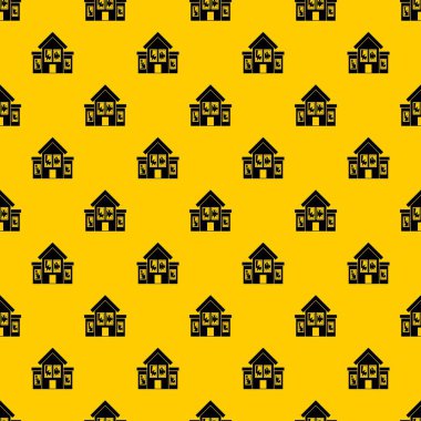 Kırık pencereler desen vektör ile ev