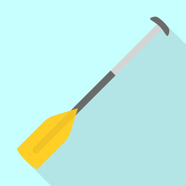 Icono de Kayak paddle, estilo plano — Vector de stock