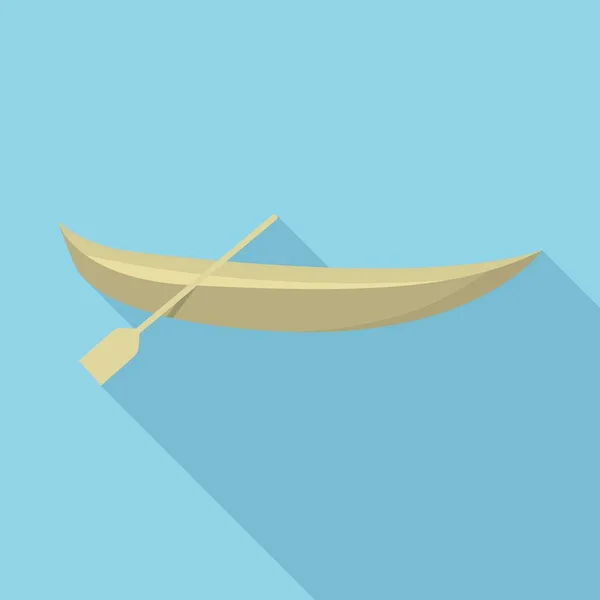 В'єтнамські човни значок, плоский стиль — стоковий вектор