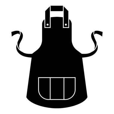 Cep simgesi, basit tarzı ile önlük