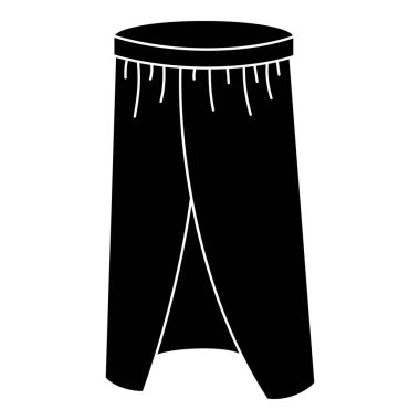 Bacak apron simgesi, basit stil