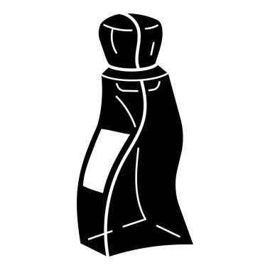 Soyut parfüm şişesi simgesi, basit stil