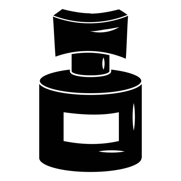 Deodorant fles pictogram, eenvoudige stijl — Stockvector