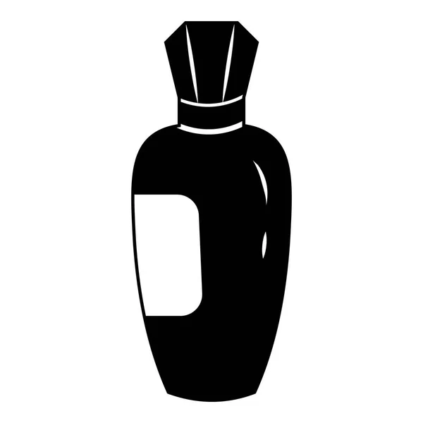 Ícone de garrafa de fragrância cosmética, estilo simples — Vetor de Stock