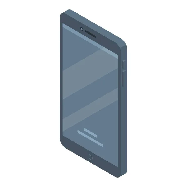 Geschütztes Smartphone-Symbol, isometrischer Stil — Stockvektor